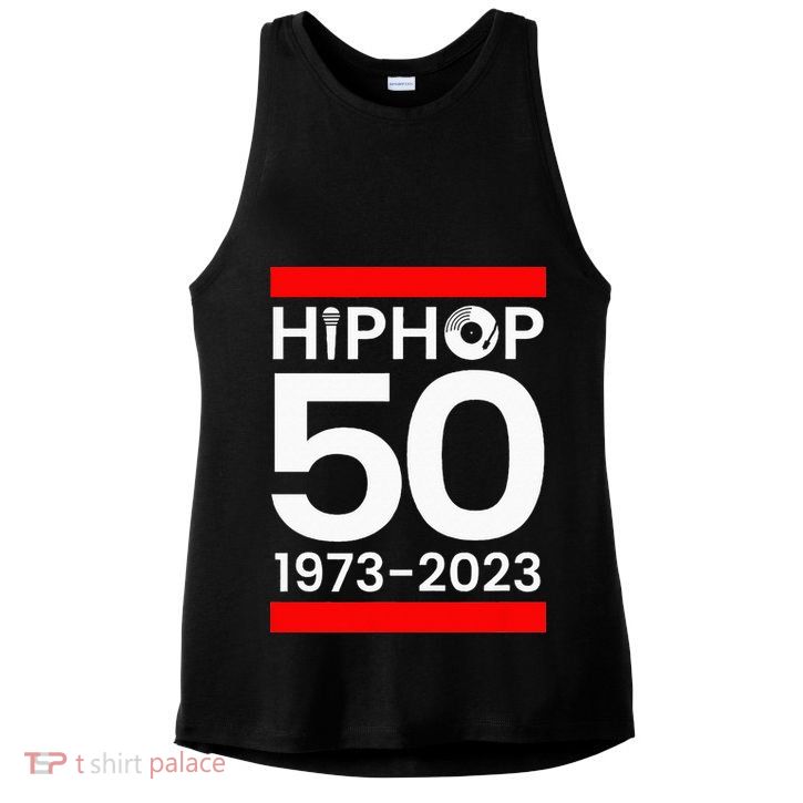 HIP HOP 50 YEARS OLD Ladies PosiCharge Tri-Blend Wicking Tank