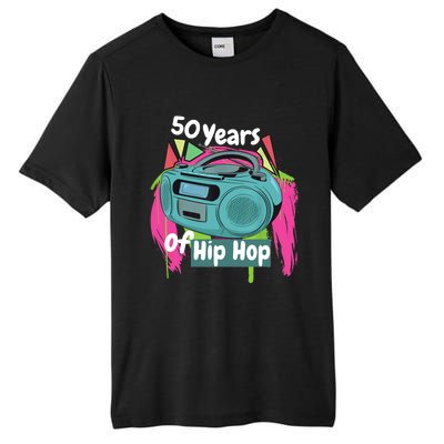 Hip Hop 50th Anniversary 50 Years Of Hip Hop Tall Fusion ChromaSoft Performance T-Shirt