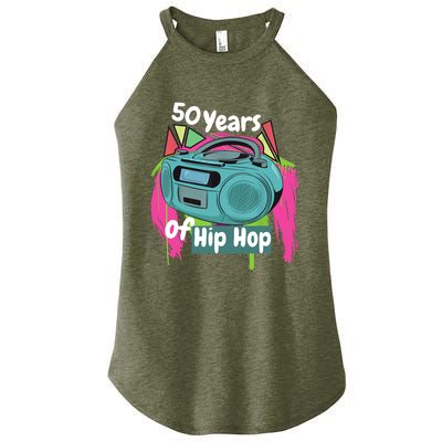 Hip Hop 50th Anniversary 50 Years Of Hip Hop Women's Perfect Tri Rocker Tank