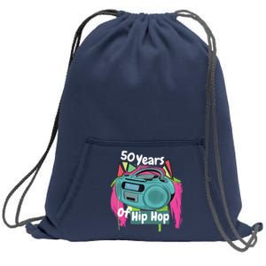 Hip Hop 50th Anniversary 50 Years Of Hip Hop Sweatshirt Cinch Pack Bag