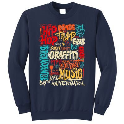 Hip Hop 50 Years Of Old School Graffiti Old School Retro Sweatshirt