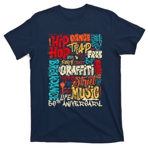 Hip Hop 50 Years Of Old School Graffiti Old School Retro T-Shirt