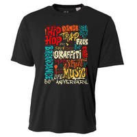 Hip Hop 50 Years Of Old School Graffiti Old School Retro Cooling Performance Crew T-Shirt