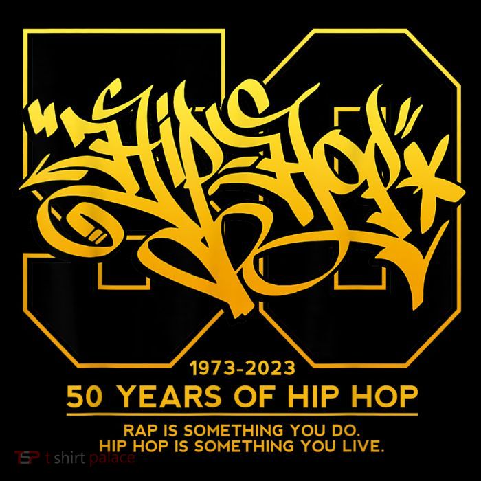 HIP HOP 50 YEARS Anniversary Graffiti 50 Years Hip Hop Flatbill Hat