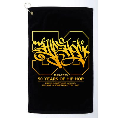 HIP HOP 50 YEARS Anniversary Graffiti 50 Years Hip Hop Golf Towel