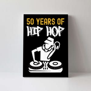 Hip Hop 50th Anniversary 50 Years Of Hip Hop Canvas