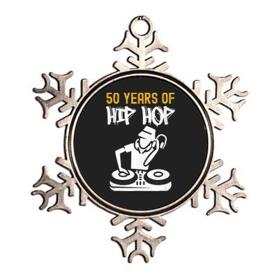 Hip Hop 50th Anniversary 50 Years Of Hip Hop Metallic Star Ornament