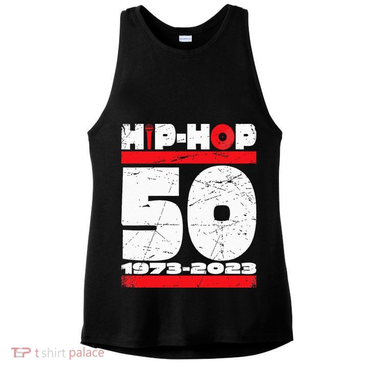 HIP HOP 50 YEARS OLD Ladies PosiCharge Tri-Blend Wicking Tank