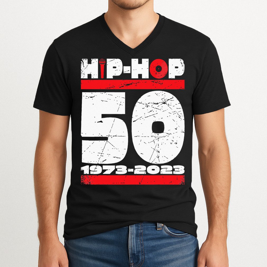 HIP HOP 50 YEARS OLD V-Neck T-Shirt