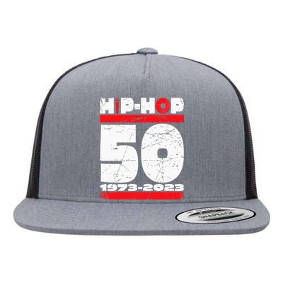 HIP HOP 50 YEARS OLD Flat Bill Trucker Hat