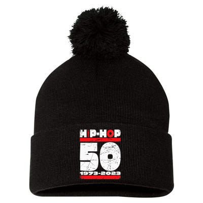 HIP HOP 50 YEARS OLD Pom Pom 12in Knit Beanie