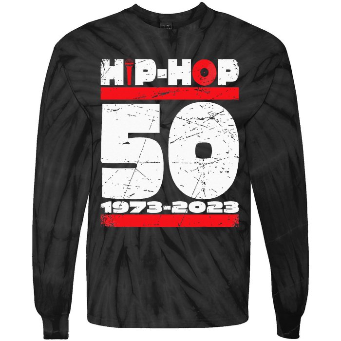 HIP HOP 50 YEARS OLD Tie-Dye Long Sleeve Shirt