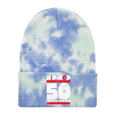 HIP HOP 50 YEARS OLD Tie Dye 12in Knit Beanie