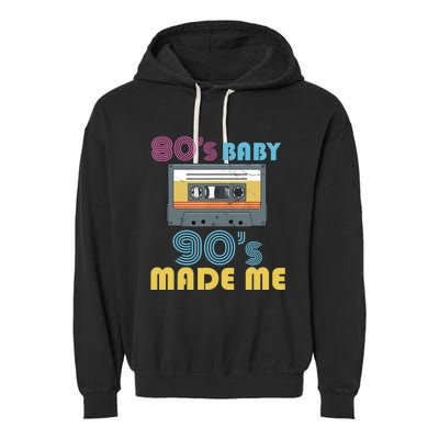 Hip Hop 90s Outfit 80s Baby 90s Made Mes Wo Hip Hop Garment-Dyed Fleece Hoodie