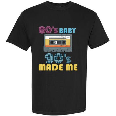 Hip Hop 90s Outfit 80s Baby 90s Made Mes Wo Hip Hop Garment-Dyed Heavyweight T-Shirt