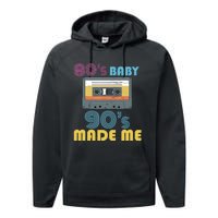 Hip Hop 90s Outfit 80s Baby 90s Made Mes Wo Hip Hop Performance Fleece Hoodie