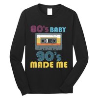 Hip Hop 90s Outfit 80s Baby 90s Made Mes Wo Hip Hop Long Sleeve Shirt