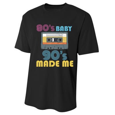 Hip Hop 90s Outfit 80s Baby 90s Made Mes Wo Hip Hop Performance Sprint T-Shirt