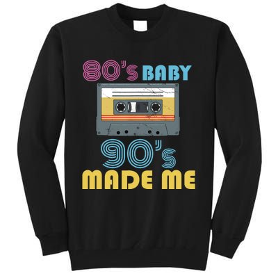 Hip Hop 90s Outfit 80s Baby 90s Made Mes Wo Hip Hop Tall Sweatshirt