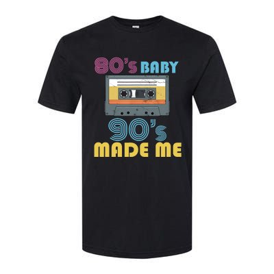 Hip Hop 90s Outfit 80s Baby 90s Made Mes Wo Hip Hop Softstyle CVC T-Shirt