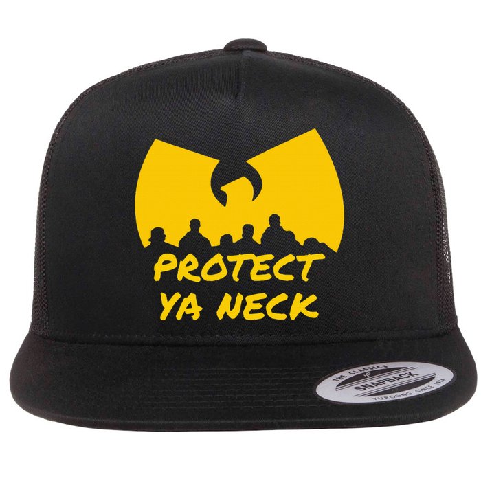 Hip Hop 90s Protect Ya Neck Flat Bill Trucker Hat