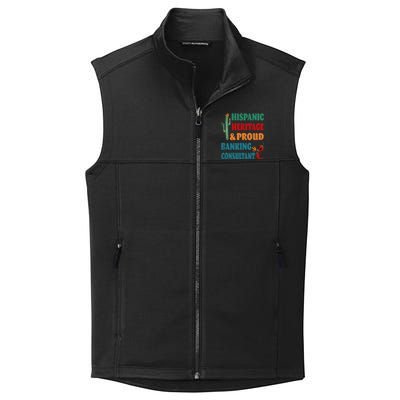 Hispanic Heritage And Proud Banking Consultant Cool Gift Collective Smooth Fleece Vest