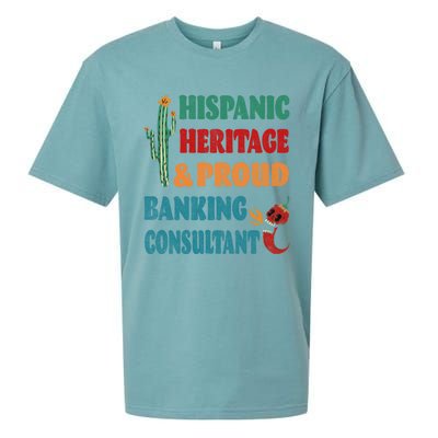 Hispanic Heritage And Proud Banking Consultant Cool Gift Sueded Cloud Jersey T-Shirt