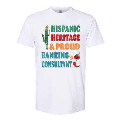 Hispanic Heritage And Proud Banking Consultant Cool Gift Softstyle® CVC T-Shirt