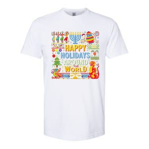 Happy Holidays Around A World Multicultural Celebration Softstyle CVC T-Shirt