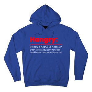 Hangry Hungry And Angry Funny Husband Friend Father Gift Hoodie