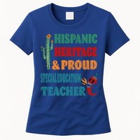 Hispanic Heritage And Proud Special Education Teacher Gift Women's T-Shirt