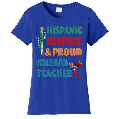 Hispanic Heritage And Proud Special Education Teacher Gift Women's T-Shirt