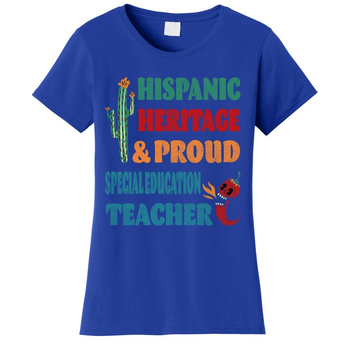 Hispanic Heritage And Proud Special Education Teacher Gift Women's T-Shirt