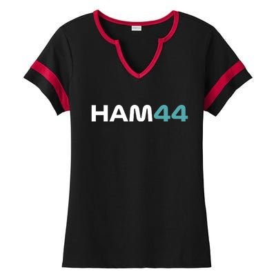 HAM44 Ladies Halftime Notch Neck Tee