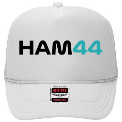 HAM44 High Crown Mesh Back Trucker Hat