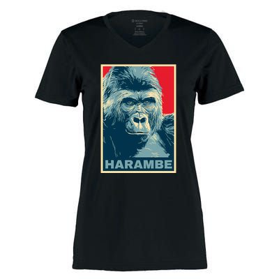 Harambe Women's Momentum V-Neck T-Shirt