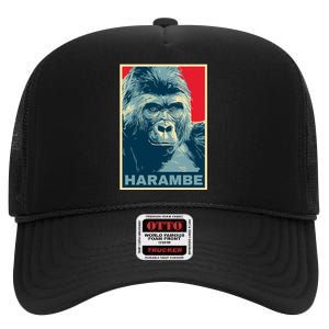 Harambe High Crown Mesh Back Trucker Hat