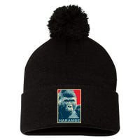 Harambe Pom Pom 12in Knit Beanie