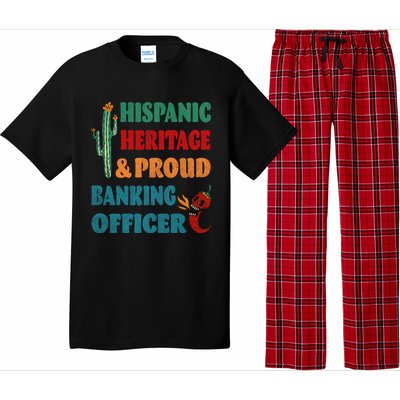 Hispanic Heritage And Proud Banking Officer Gift Pajama Set