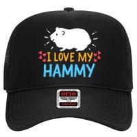 Hamster High Crown Mesh Back Trucker Hat