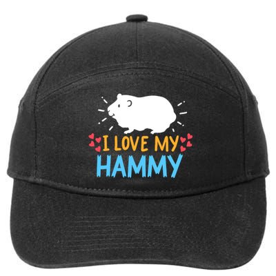 Hamster 7-Panel Snapback Hat