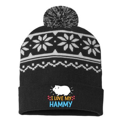 Hamster USA-Made Snowflake Beanie