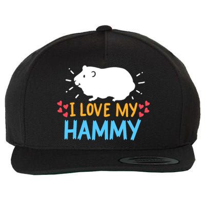 Hamster Wool Snapback Cap