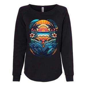 Hawaii Hawaiian Ai Designs Womens California Wash Sweatshirt