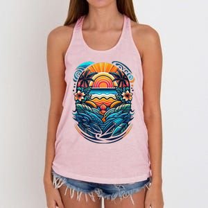 Hawaii Hawaiian Ai Designs Women's Knotted Racerback Tank