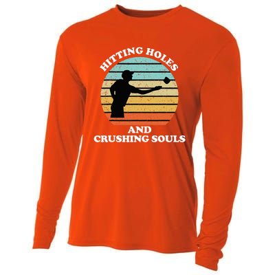 Hitting Holes And Crushing Souls Cooling Performance Long Sleeve Crew