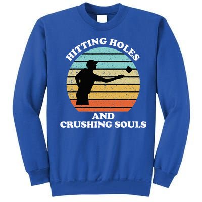 Hitting Holes And Crushing Souls Tall Sweatshirt