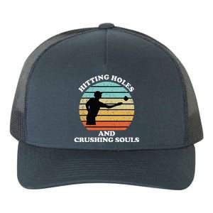 Hitting Holes And Crushing Souls Yupoong Adult 5-Panel Trucker Hat