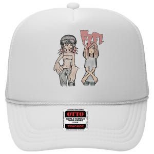 HARUKOxMAMIMI High Crown Mesh Back Trucker Hat