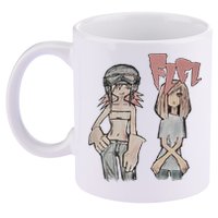 HARUKOxMAMIMI 11oz C Handle Ceramic Mug